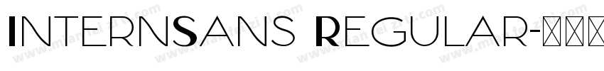InternSans Regular字体转换